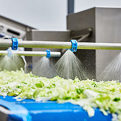 Cutting machines, washing machines and drying system from KRONEN are optimized for use in processing lines