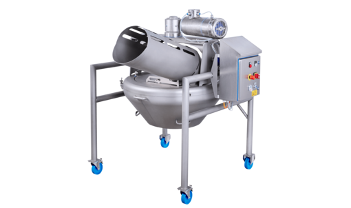 The cabbage cutting machine CAP 350 from KRONEN for cutting large quantities of white and red cabbage.