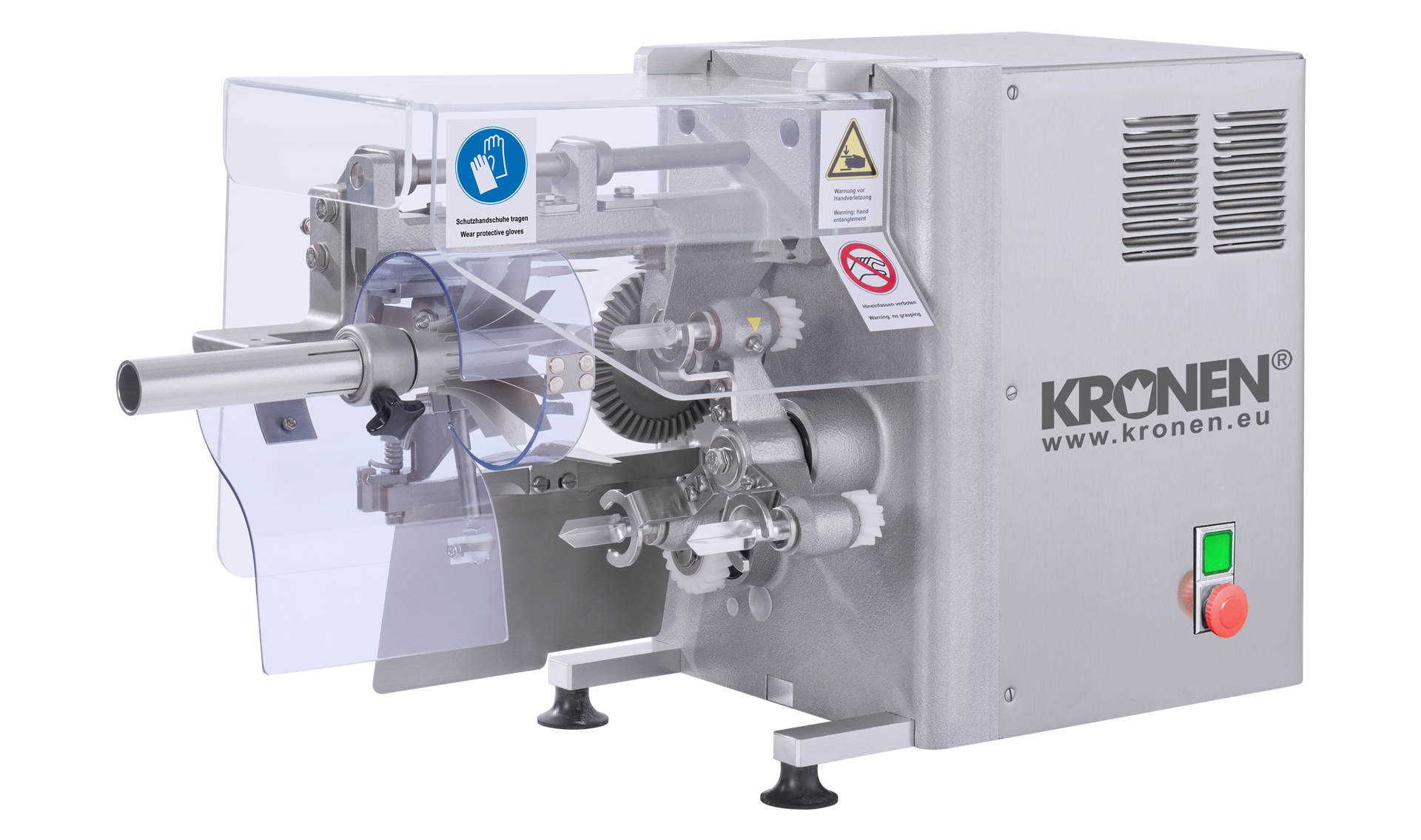 Apfel-Schäl- und -Schneidemaschine AS 2 zum Schälen, Entkernen, Teilen von Äpfeln