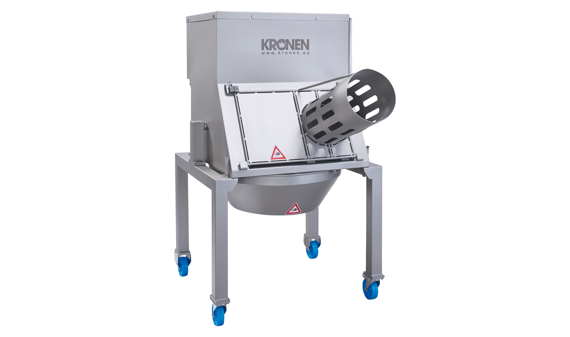 Krautschneidemaschine CAP 68 von KRONEN zum Schneiden von großen Mengen Weißkohl und Rotkohl.