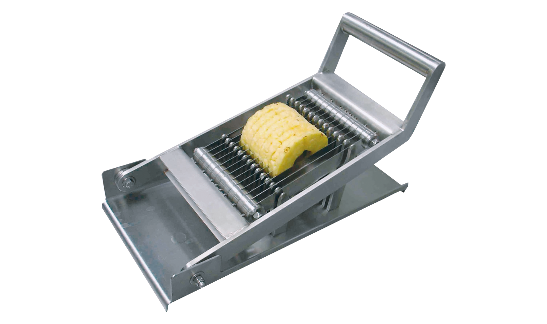 Manual pineapple slicer MASS from KRONEN for precise slicing