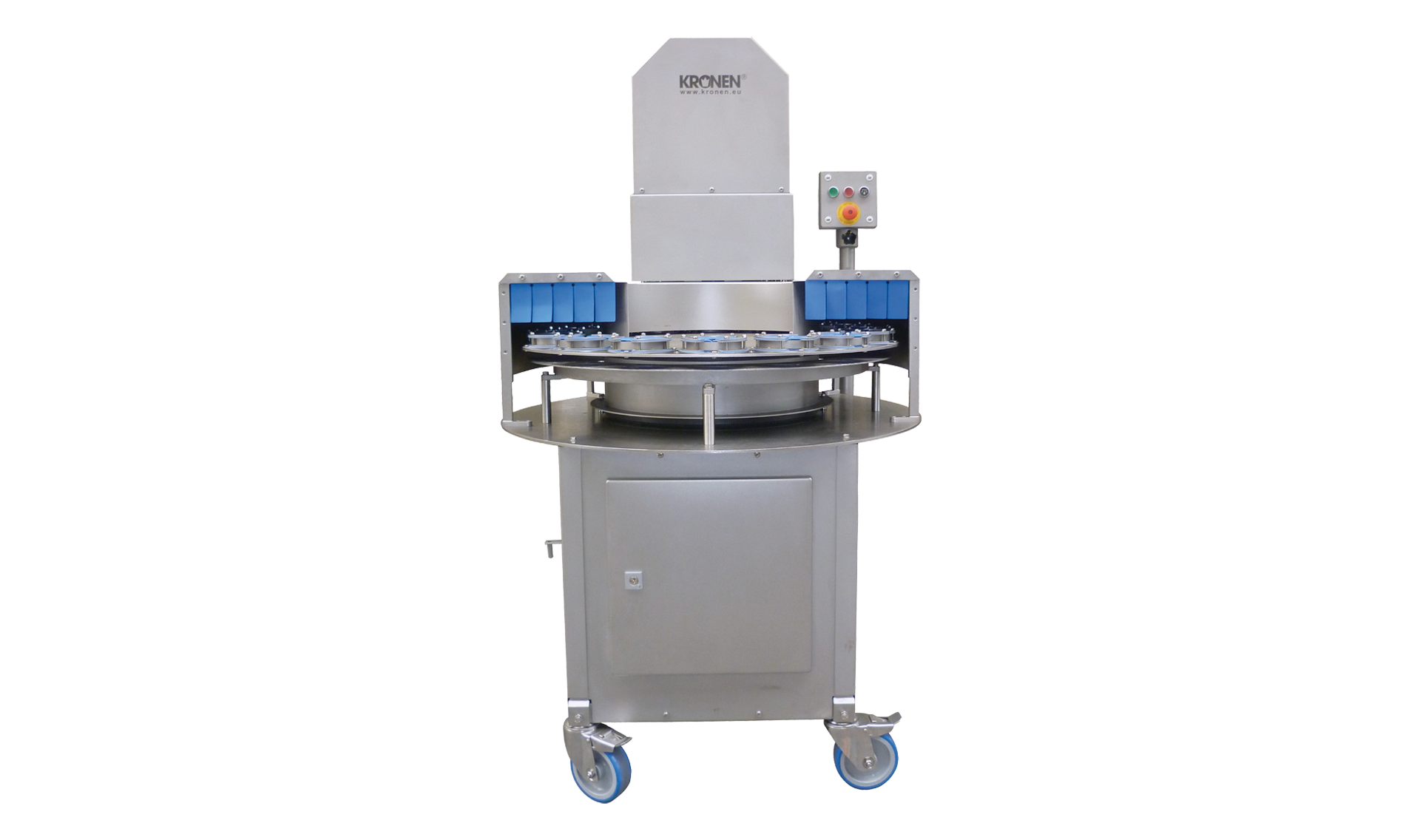 KRONEN multifunction slicer TONA S180K for cutting fruit and vegetables into different shapes with a processing capacity of up to 1200 products per hour